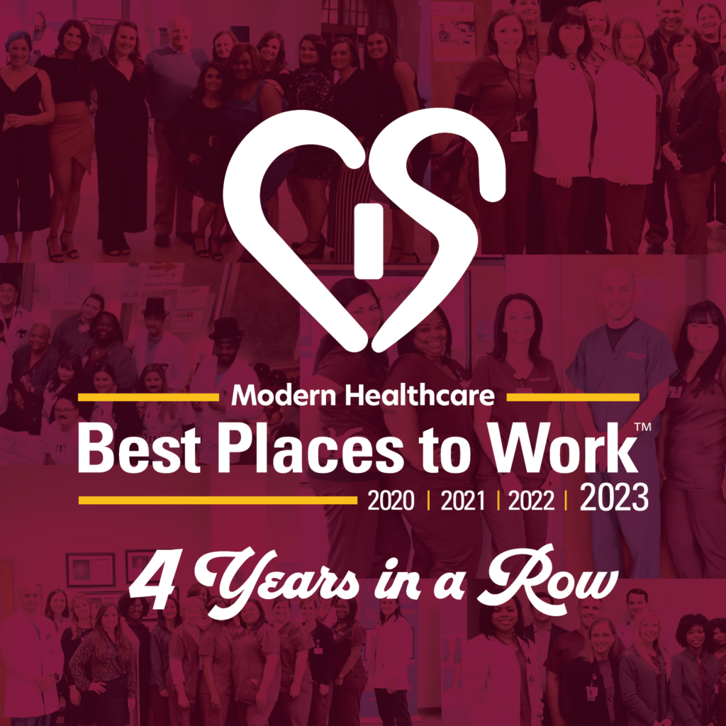 Recognition of excellence: celebrating four consecutive years on modern healthcare's best places to work list at Cardiovascular Institute of the South.